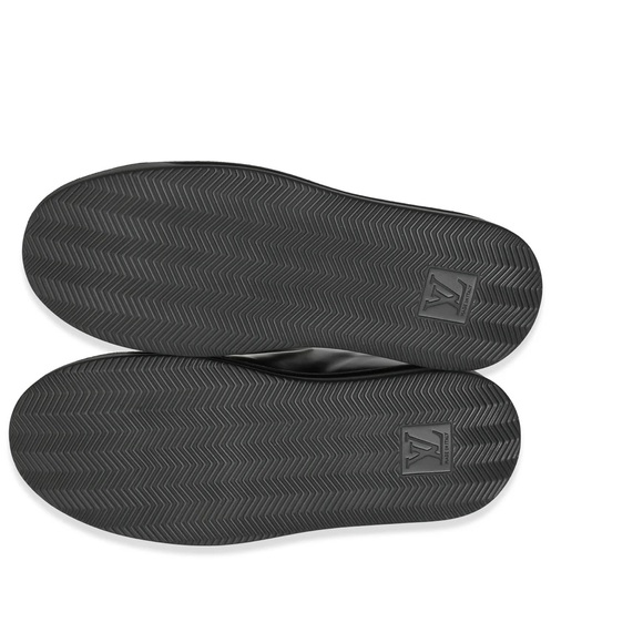 Louis Vuitton Beverly Hills Virgil Abloh Black Sneakers Size 10 Fits 11.5 US - Picture 6 of 8